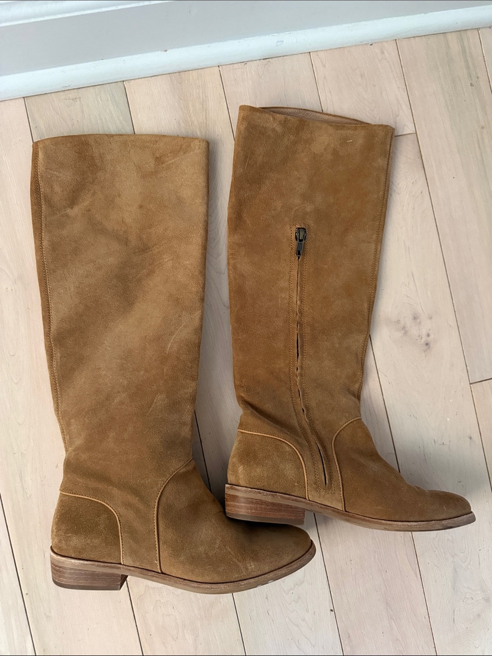 UGG Women's Over-the-Knee Suede Boots in Camel Brown 39